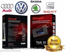 Audi Volkswagen Vw OBD2 Diagnostic Scanner Tool Erase Fault Codes I Carsoft Vagii - £159.80 GBP