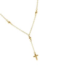 Women&#39;s Rosary Cross Necklace - Dainty for - - £111.28 GBP