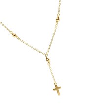 Women&#39;s Rosary Cross Necklace - Dainty for - - £109.25 GBP