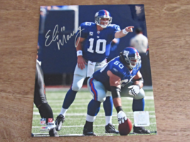 Eli Manning Sbc New York Giants Qb Signed Auto Color 8X10 Photo Nfl Hologram - £46.85 GBP