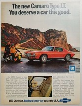 1972 Print Ad The 1973 Chevy Camaro Type LT Chevrolet Scuba Diving Family - £10.56 GBP