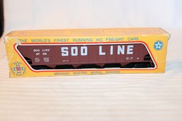 HO Scale Mehano, 50&#39; 4 Bay Hopper, Soo Line, Brown #4708 BNOS - £19.67 GBP