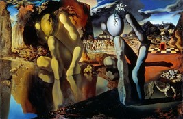 Salvador Dali Reproduction, Metamorphosis of Narcissus Canvas,  Stretched - £46.85 GBP