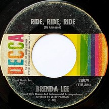 Brenda Lee: Ride, Ride, Ride / Lonely People... [7&quot; 45 rpm Single] Rockabilly - £2.68 GBP