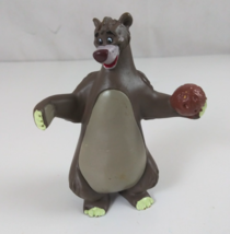 Disney Jungle Book Baloo The Bear Holding Coconut 3.5&quot; Collectible Figure - $4.94