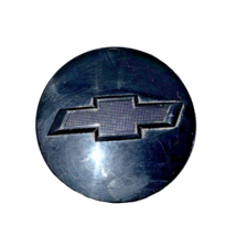 GENUINE OEM USED GM CENTER CAP CHEVROLET BOWTIE BLACK P/N 20942033 HUBCA... - $18.80