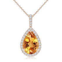 Authenticity Guarantee

ANGARA 2.6 Ct Citrine Teardrop Pendant Necklace with ... - £807.01 GBP