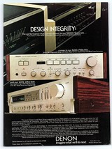 Denon PMA-750 Amp DRA-400 Ricevitore Rivista Ad Stampa Design Pubblicità - $27.71