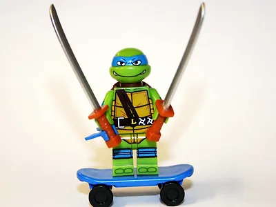 YY Minifigure Building Custom Leonardo V2 TMNT Mutant Mayhem Movie - £4.88 GBP