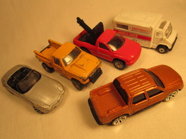 Lot of 5 MAISTO Diecast Cars Ambulance BMW Z8 Ford Sport etc 1:64 [Z203d6b] - £3.82 GBP