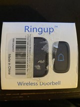 RingUp Wireless Door Bell Waterproof Battery Operated Chime Doorbell Alarm - £9.72 GBP
