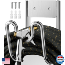 Garden Hose Holder Wall Mount - SS304 Stainless Steel Water Hose Hanger ... - $35.04