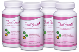 4 month supply Bust Bunny Breast Enhancement Pills 60 Capsules Per Bottle - £55.30 GBP