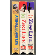 Lot of 3 : Jack Hanna VHS, Time Life Video, Animal Bloopers plus 2 Zoo Life - £15.09 GBP