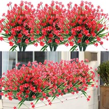 20 Bundles Of Artbloom Outdoor Artificial Fake Flowers Uv Resistant Shrubs And - £34.65 GBP