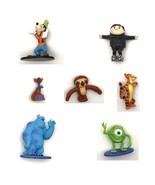Disney Figure Toys Monsters Inc Mike &amp; Sully, Winnie The Pooh Goofy, Gru... - £5.47 GBP