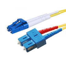 Monoprice 15584 MONOPRICE SINGLE-MODE FIBER OPTIC CABLE - LC-SC UL 2MM 9... - $40.07