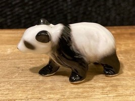 Vintage Miniature Bone China Panda Bear 1.5&quot; - $7.88