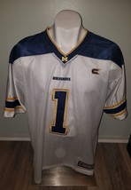 Michigan Wolverines #1 Football Jersey NCAA Men’s Sz L White Sewn # & Letters - $25.00