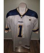 Michigan Wolverines #1 Football Jersey NCAA Men’s Sz L White Sewn # &amp; Le... - $34.19 CAD