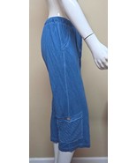 Focus Casual Life By JJ Women Blue Cotton Dye Relax Pants Size Large NEW - $340.04 MXN