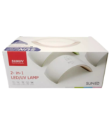 SUNUV UV Nail Lamp Sun 9C 2 in 1 Led/UV Lamp with Timer Memory Sealed Bo... - $15.83