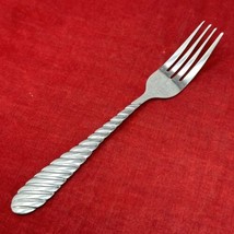 Gibson Swirl Stainless 7.75&quot; Dinner Fork Flatware - $8.42