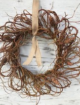 Wreath decor, handmade Wreath, Country Home Decorations, Twigs Wreath, W... - £59.43 GBP+