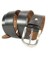 Paul Walter Mens 100% Genuine Casual Leather Jeans Belts with Heavy Buckle - £12.65 GBP+