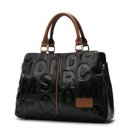 New Women Genuine Leather bag famous brand women cowhide bag fashion tote bag wo - £136.81 GBP