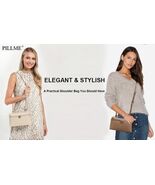 Pair of Crossbody Bags for Women Small Top-Handle Pouch Purse Kahki/Whit... - $659.44 MXN