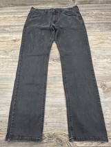 Mott &amp; Bow Mens Slim Jeans Washed Greyish Black Denim Stretch ~Size 38/34 - £30.37 GBP