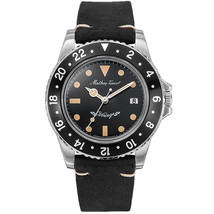 Mathey Tissot Men's Vintage Black Dial Watch - H900ALN - £105.35 GBP