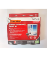 Frost King V73/3 Indoor Window Insulation Shrink  Kit, 42&quot; x 62&quot; -3 pack... - $19.04 CAD