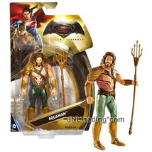 Year 2015 DC Comics Batman v Superman Series 6 Inch Figure AQUAMAN with Trident - £23.76 GBP