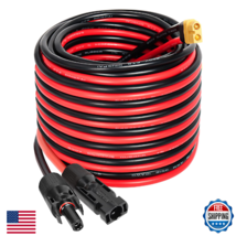 MOOKEERF 30ft Solar to XT60 Extension Cable 10AWG for Solar Panels - $75.99