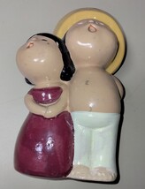 1960's WORLD GIFT Japan Hand painted Chalkware World's Fair Mexican Sing... - $10.00