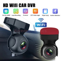 2021 HD 1080P WiFi Dash Cam Recorder 170° Vehicle Camera Car DVR Video G-Sensor - £27.96 GBP