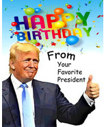 Donald Trump Birthday Card - $3.50