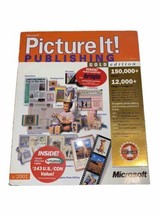 Microsoft Picture It! Publishing Gold Edition V. 2001 - $22.90