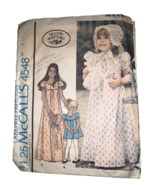 1975 McCALL&#39;S #4548 - GIRLS &quot;LAURA ASHLEY&quot; TWO LENGTH DRESS-BONNET PATTE... - $72.98 MXN