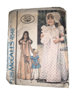 1975 McCALL&#39;S #4548 - GIRLS &quot;LAURA ASHLEY&quot; TWO LENGTH DRESS-BONNET PATTE... - £3.02 GBP