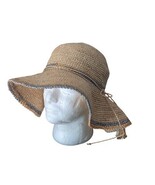 FloraBella Sun Hat Serena Crocheted Raffia EXCELLENT CONDITION  - $49.45