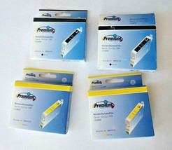 4PK Premium EPSON BLACK &amp; Yellow Ink Cartridges Stylus C68 C88 CX3800 RM060120 - £10.11 GBP