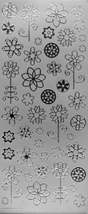 Peel Off Sticker Sheet. Floral. Cardmaking Scrapbooking Crafts Toppers - $1.49