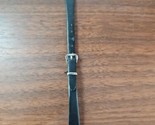 vintage mid century 10 MM Caravelle genuine leather watch strap silver b... - $17.82