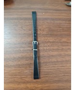 vintage mid century 10 MM Caravelle genuine leather watch strap silver b... - $24.38 CAD
