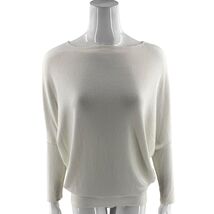 Jolie Womens Dolman Sweater Size M/L Ivory Cream Boat Neck Lightweight T... - $34.55 CAD