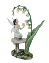 Lily of the Valley Flower Fairy Statue by Artist Rachel Anderson 11 Inch - £73.28 GBP