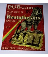 The Rastafarians Concert Promo Card Vintage 2011 Echoplex Glendale Antho... - $19.99